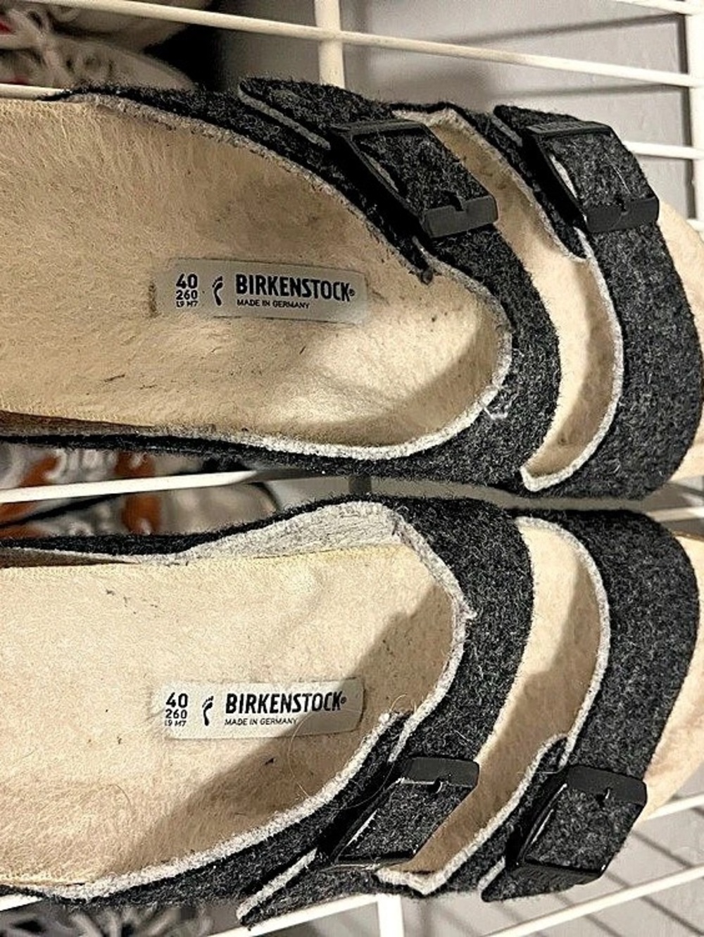 Birkenstock Arizona Sandals Black & Brown Size 40